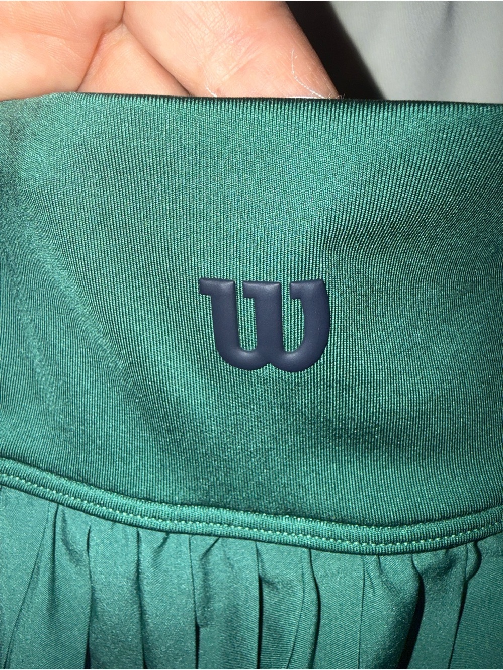 Wilson Sportif Tennis Dress small field green sandrft/cream - Picture 8 of 9